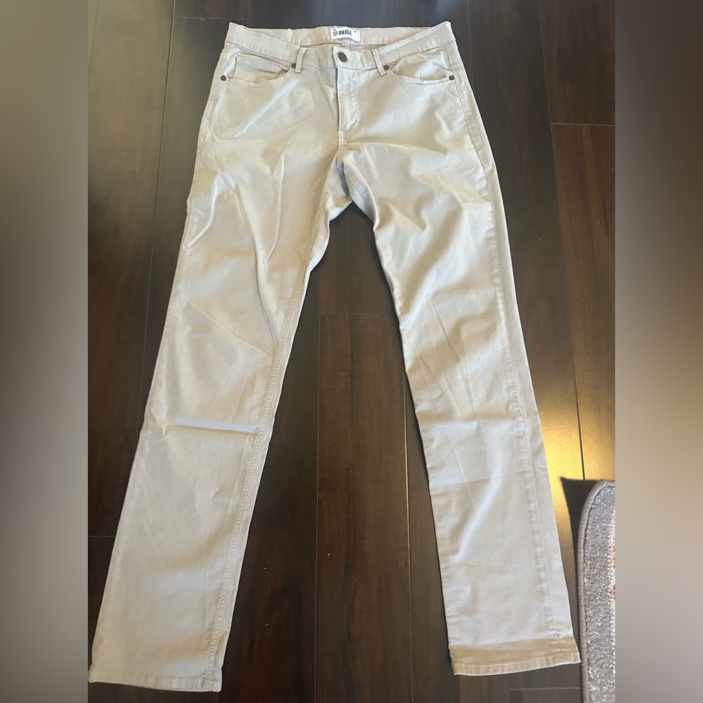 Men’s Paige khaki chinos size 32